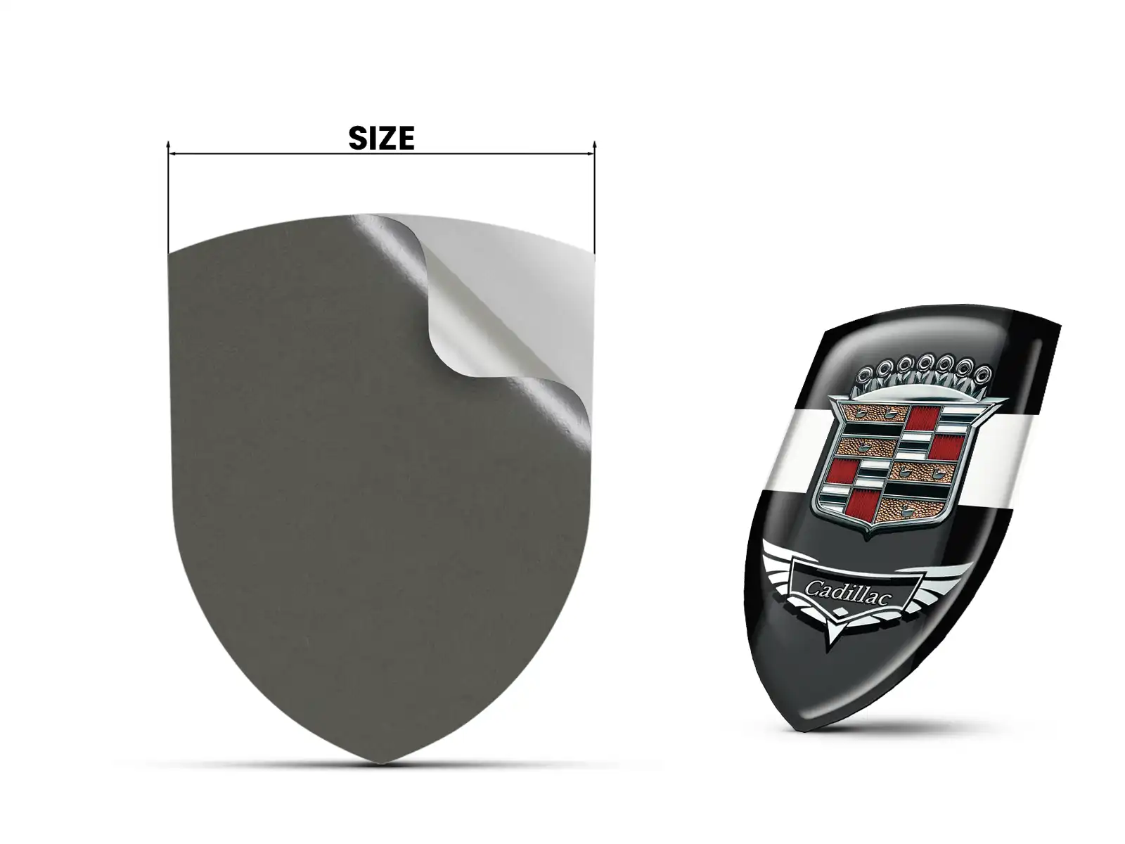 Cadillac Autocollant Bombé Qualité Pro Personnalisable
